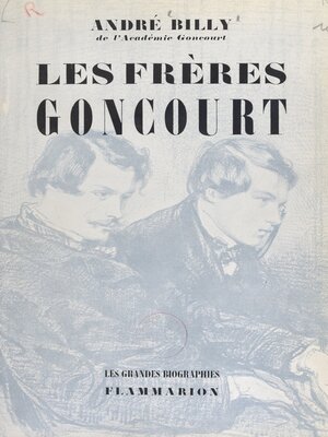 cover image of Les frères Goncourt
